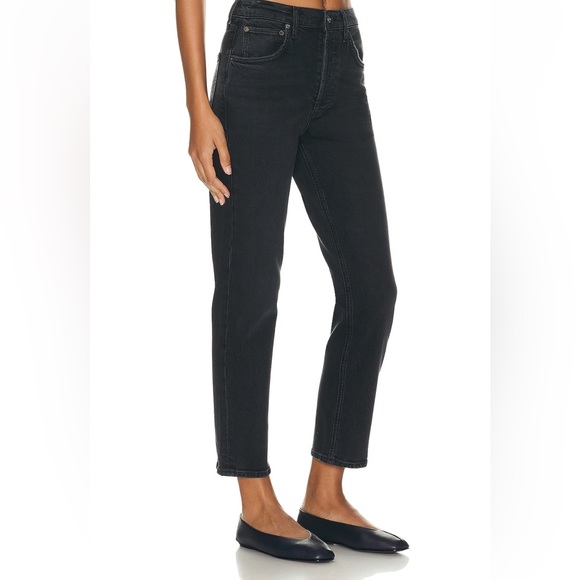 AGOLDE Riley High-Rise Straight  Women's Jeans - Picture 3 of 6